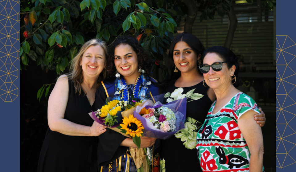 Alishba with her supporters